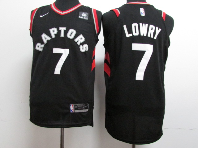 Nike NBA Toronto Raptors #7 Lowry Black Jersey