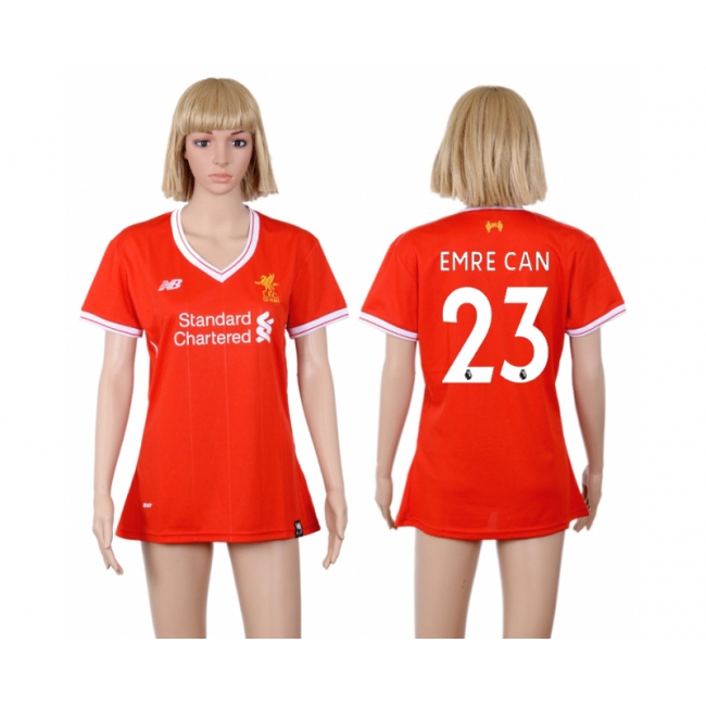 2017 Soccer Liverpool #23 Emre Can Home Women Jersey