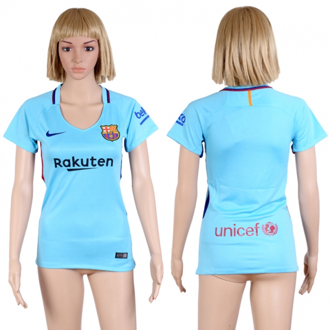 2017 Soccer Club Barcelona Blank Away Women Jersey