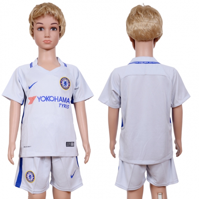 2017 Soccer Club Chelsea Blank Away Kids Jersey