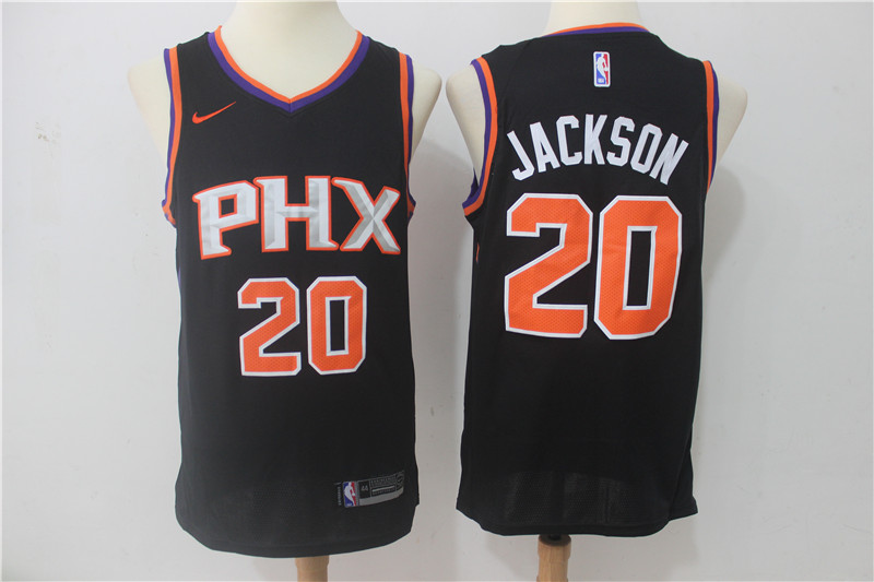 NBA Phoenix Suns #20 Jackson Black Jersey