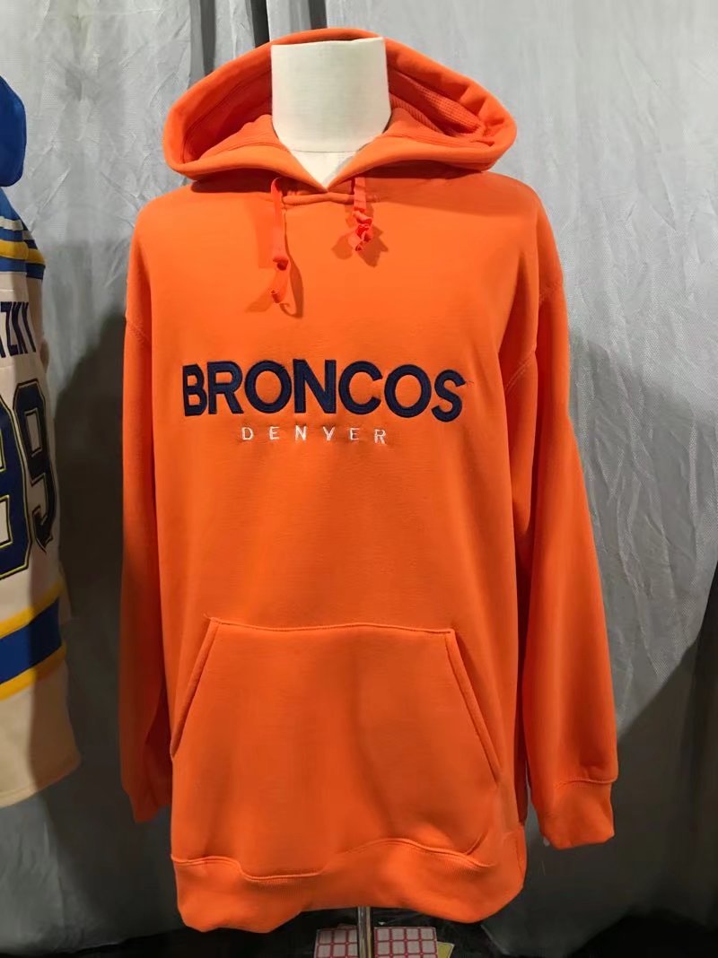 NFL Denver Broncos Orange Personalized Hoodie