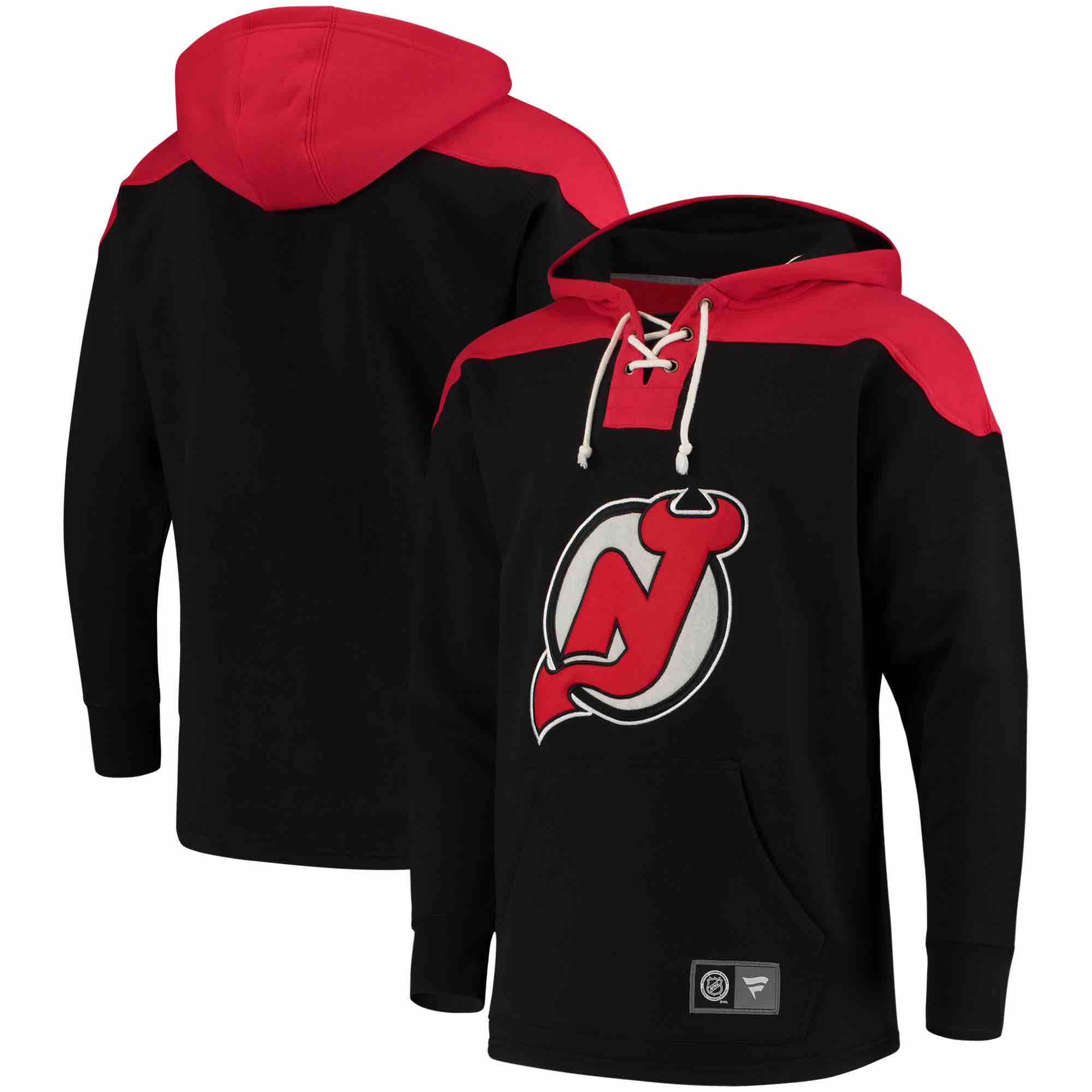 NHL New Jersey Devils Black Personalized Hoodie