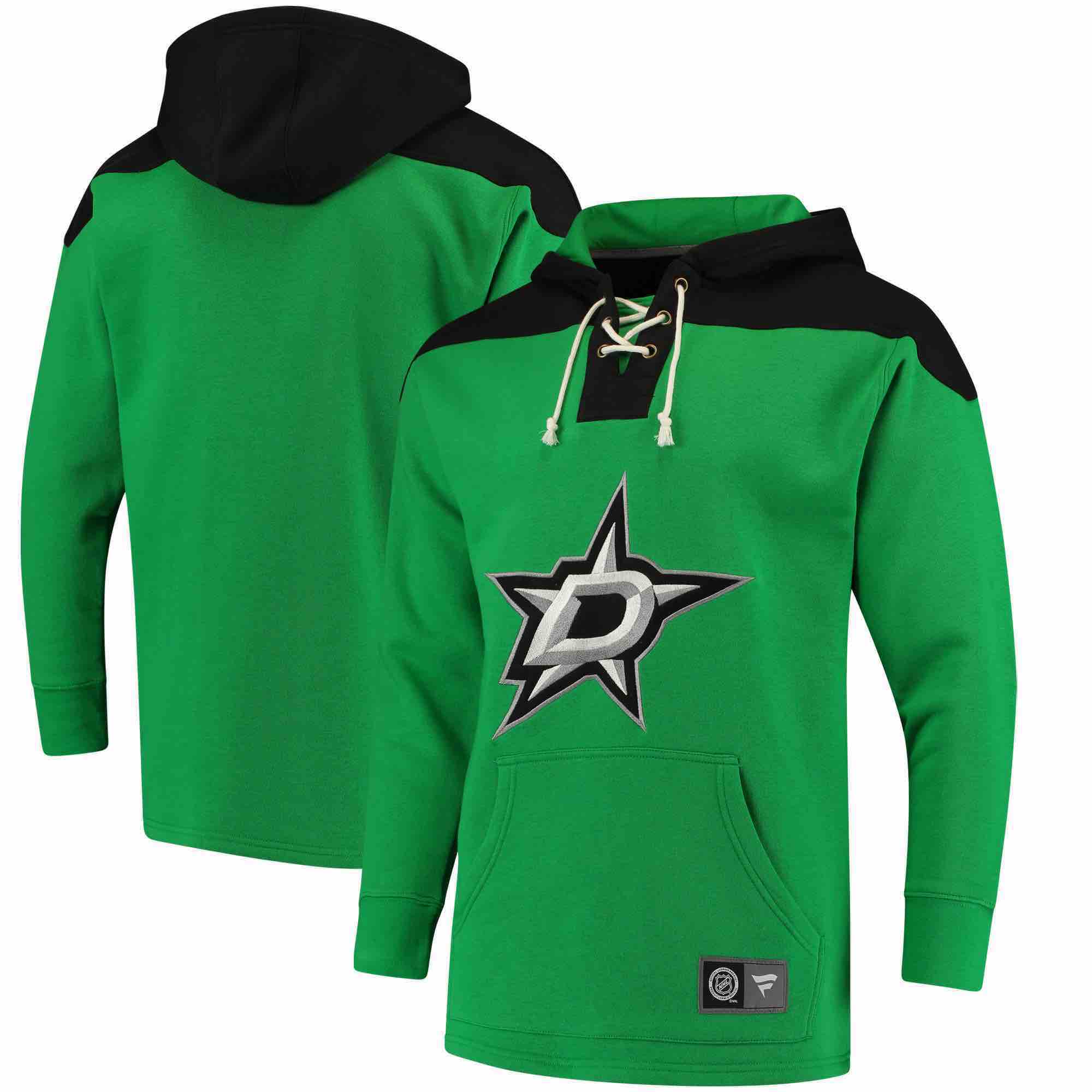 NHL Dallas Stars Green Personalized Hoodie