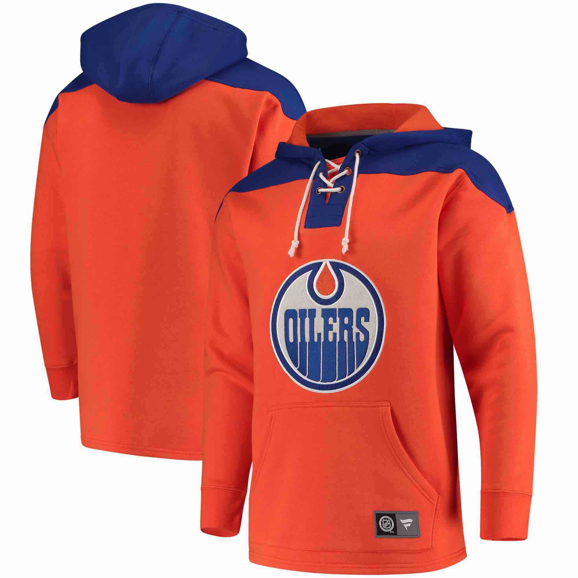 NHL Edmonton Oilers Orange Personalized Hoodie