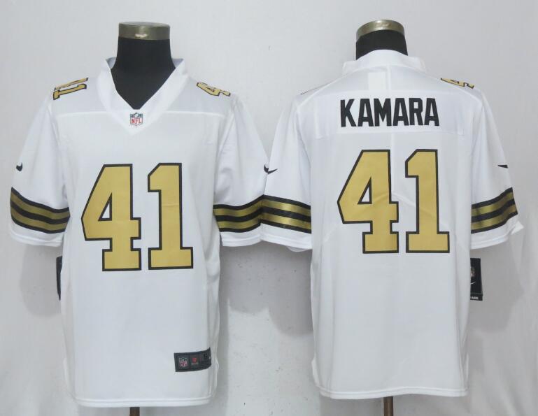 NFL New Orleans Saints #41 Kamara Navy White Color Rush Limited Jersey