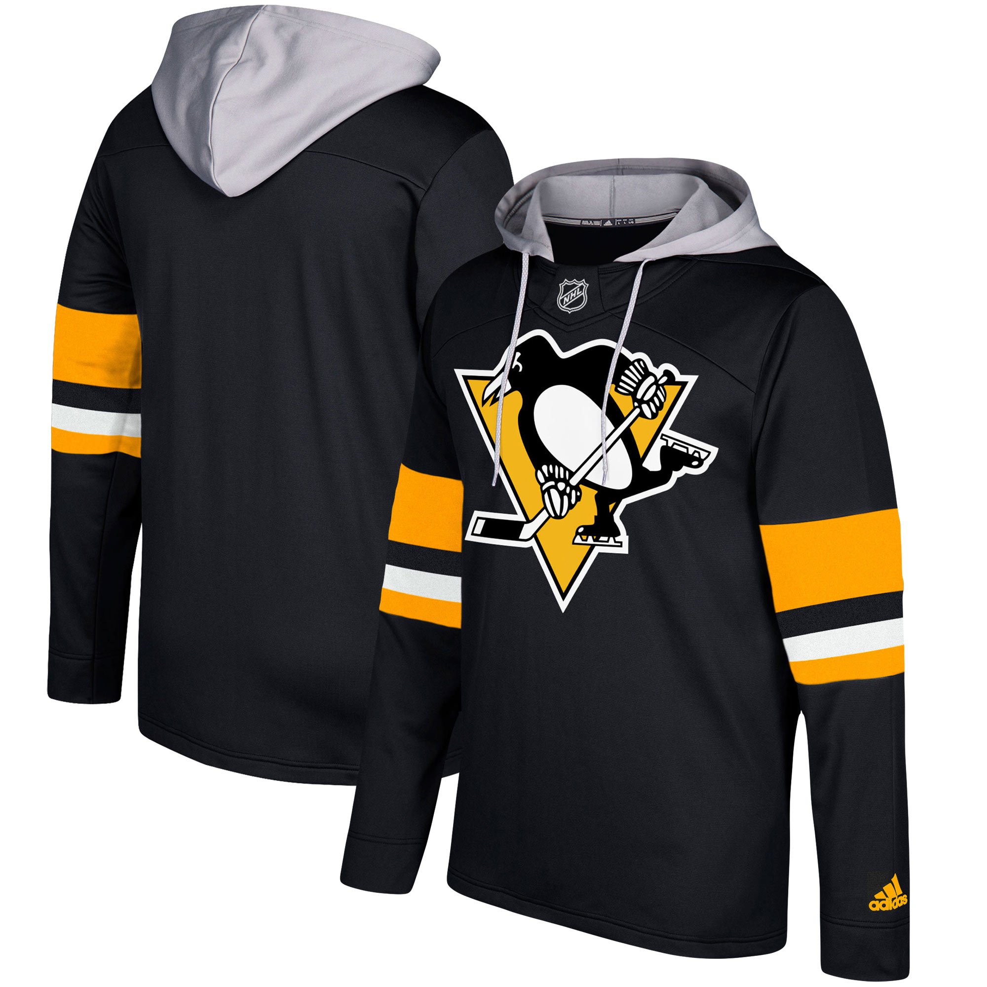 NHL Pittsburgh Penguins Black Personalized Hoodi