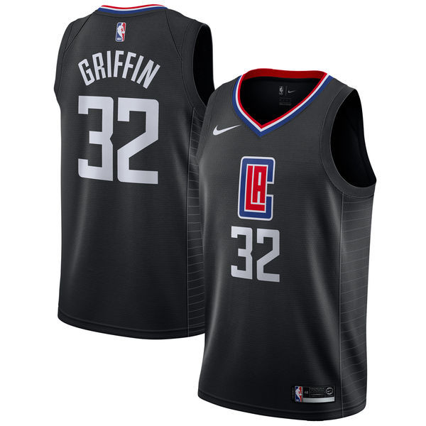 Nike NBA Los Angeles Clippers #32 Griffin Black Jersey