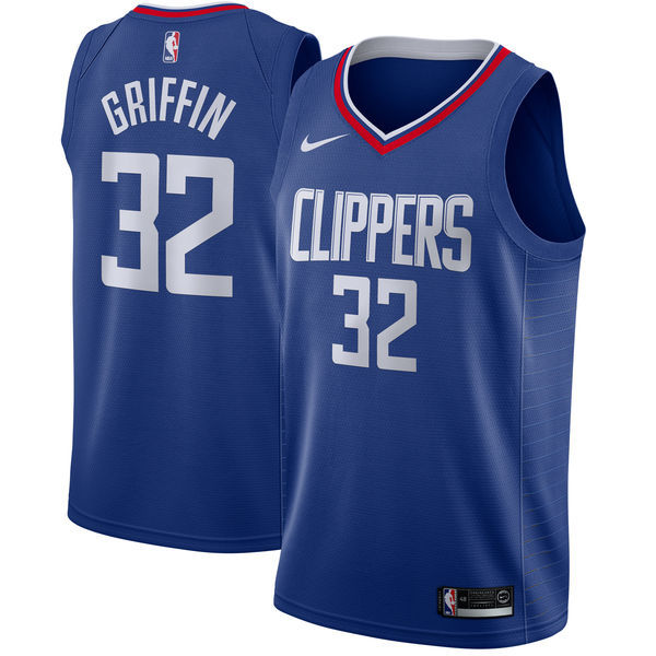 Nike NBA Los Angeles Clippers #32 Griffin Blue Jersey