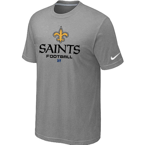 New Orleans Saints  Critical  Victorylight  Grey  TShirt  37