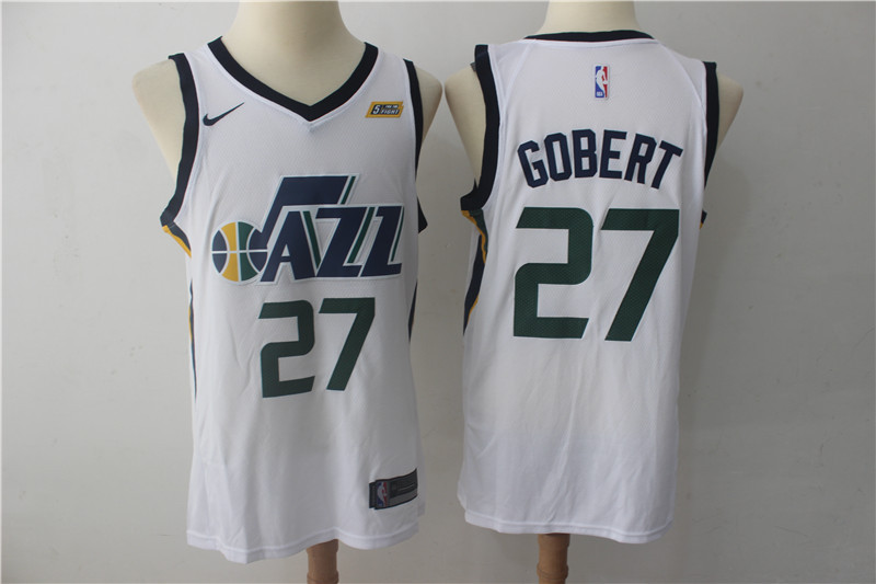 Nike NBA Utah Jazz #27 Gobert White Jersey