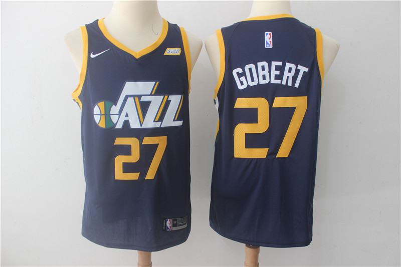 Nike NBA Utah Jazz #27 Gobert Blue Jersey