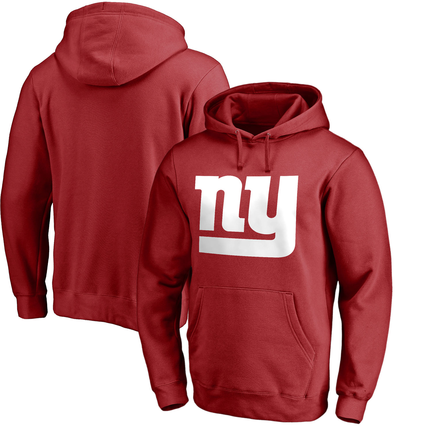 Mens New York Giants NFL Pro Line by Fanatics Branded Red Primary Logo Pullover Hoodie
