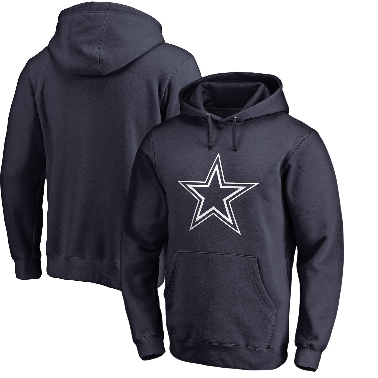 Mens Dallas Cowboys NFL Pro Line by Fanatics Branded Navy Big & Tall Primary Logo Hoodie
