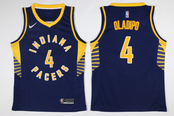 NBA Indiana Pacers #4 Oladipo D.Blue Nike Jersey