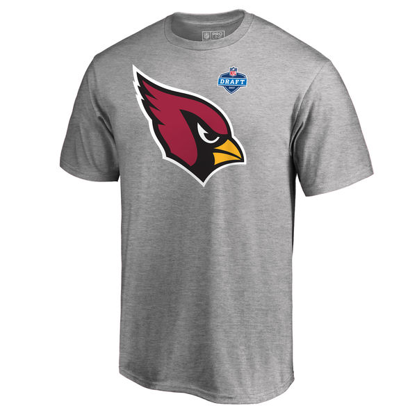 Mens Arizona Cardinals Pro Line by Fanatics Branded Heather Gray 2017 NFL Draft Athletic Heather T-Shirt