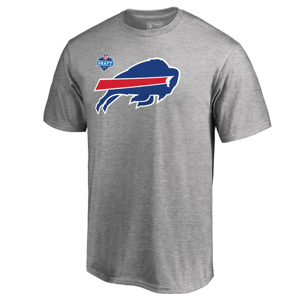 Mens Buffalo Bills Pro Line by Fanatics Branded Heather Gray 2017 NFL Draft Athletic Heather T-Shirt