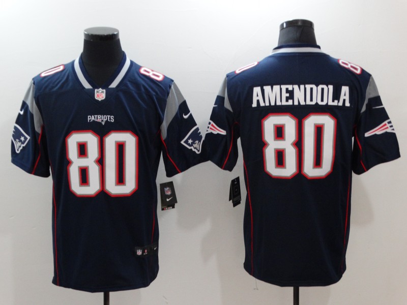 NFL New England Patriots #80 Amendola Blue Vapor Limited Jersey