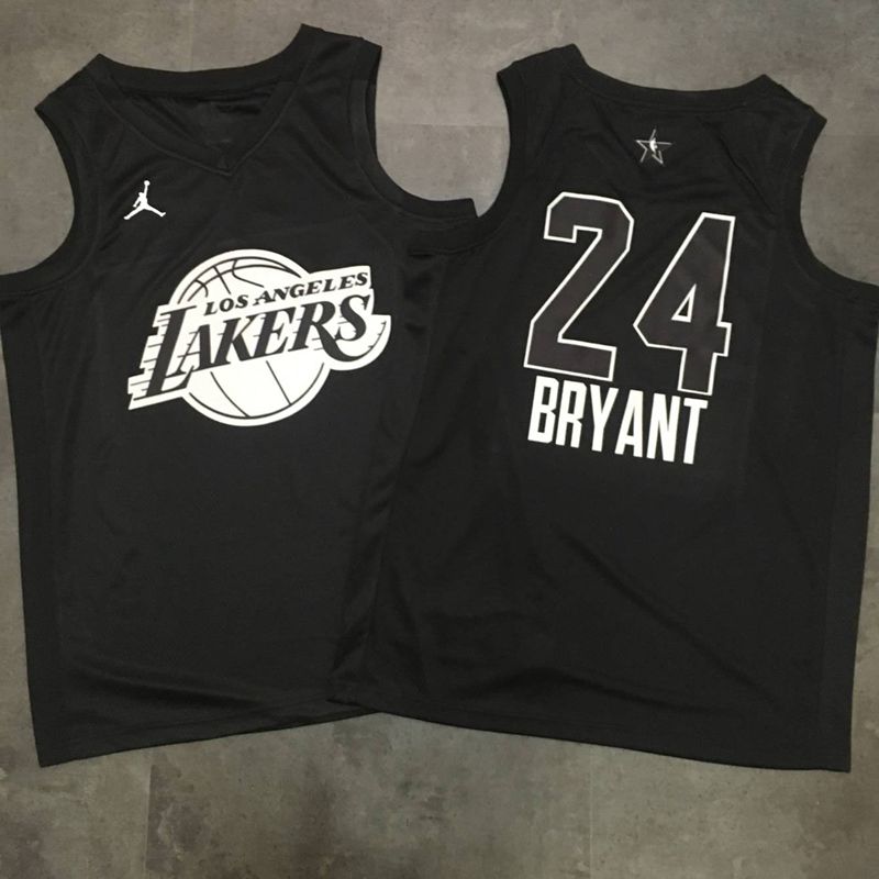 NBA Los Angeles Lakers #24 Bryant Black 2018 All Star Jersey
