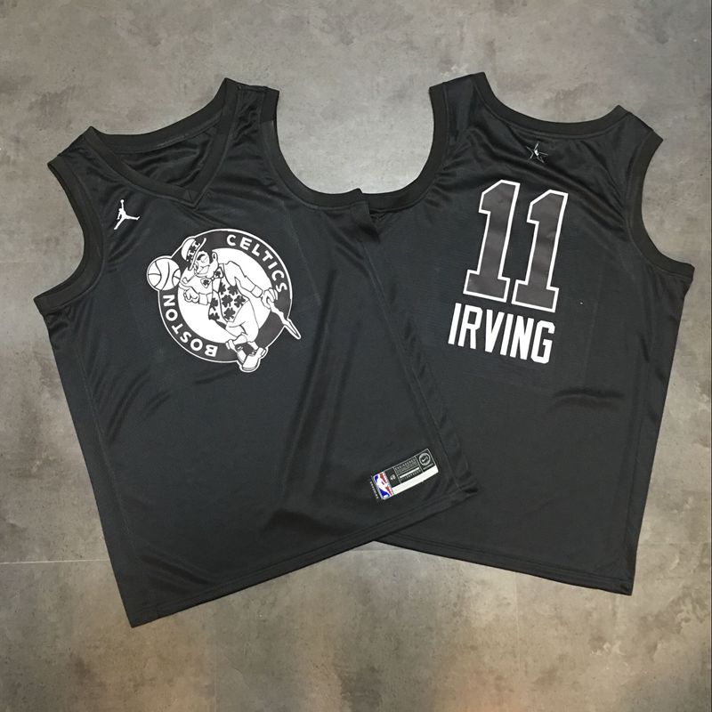NBA Boston Celtics #11 Irving Black 2018 All Star Jersey