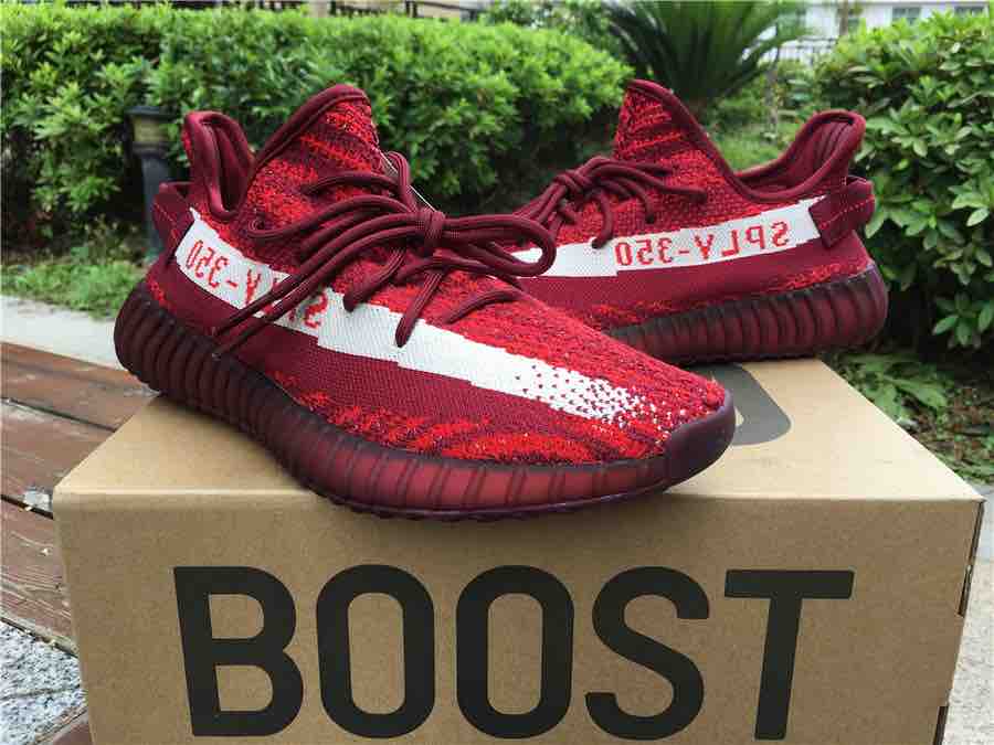 Adidas Yeezy Boost 350 V2 Red Sneakers