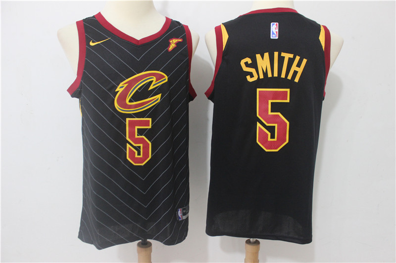 Nike NBA Cleveland Cavaliers #5 Smith Black Jersey