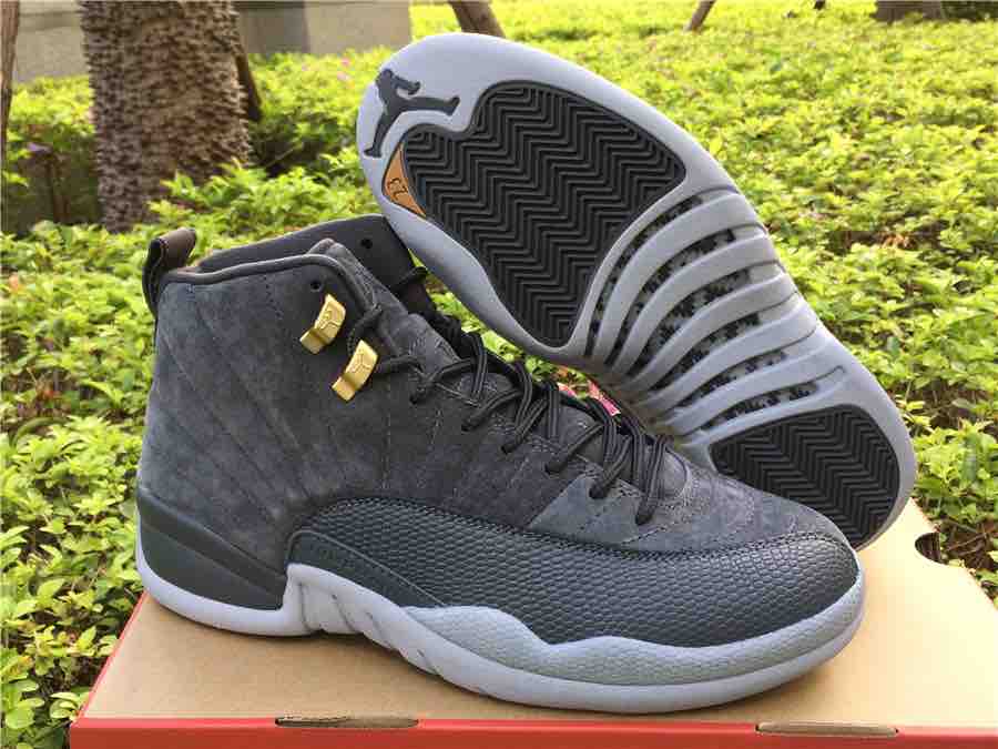 Nike Air Jordan 12 Dark Grey Sneakers