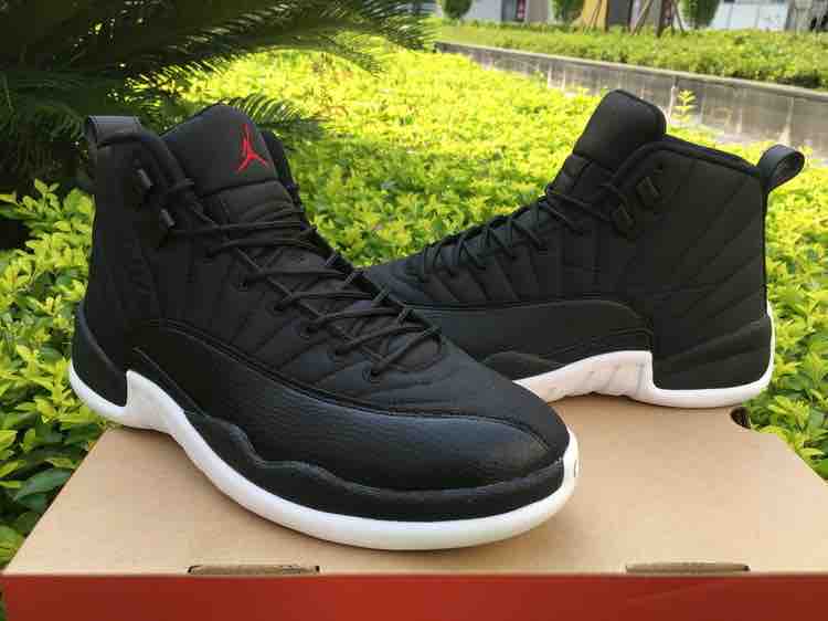Nike Air Jordan 12 Black Nylon Sneakers