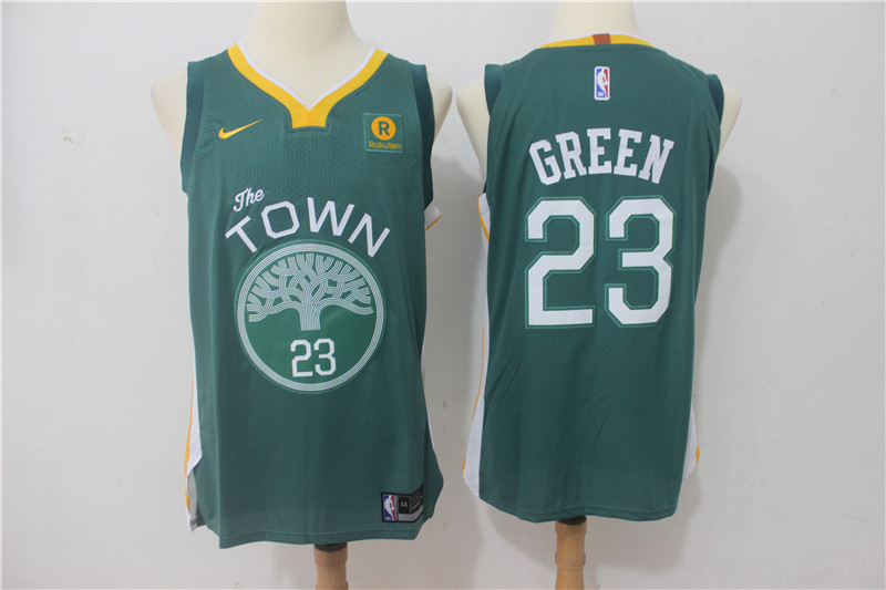 Nike NBA Golden State Warriors #23 Green Green Jersey