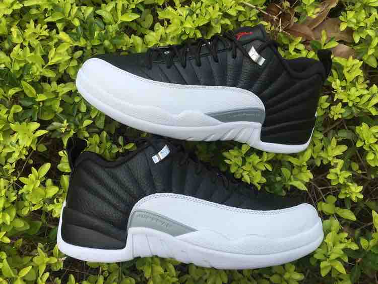 Nike Air Jordan 12 Black White Low Sneakers