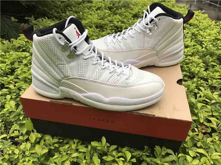 Nike Air Jordan 12 White Sneakers