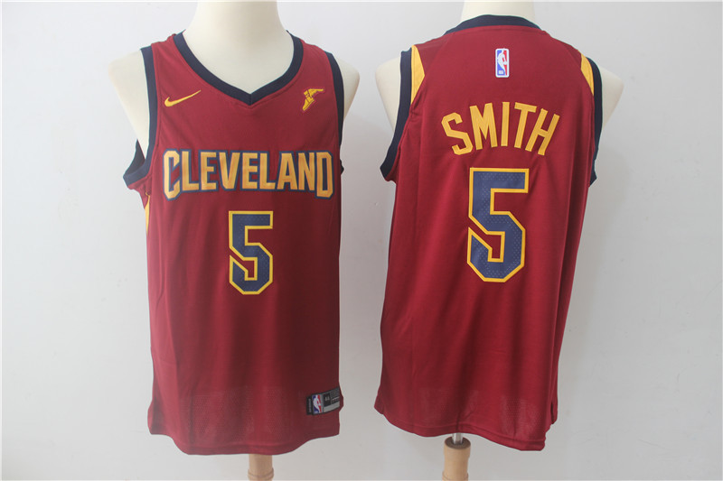 Nike NBA Cleveland Cavaliers #5 Smith Red Jersey