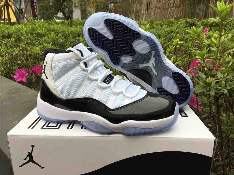 Nike Air Jordan 11 White Black Sneakers