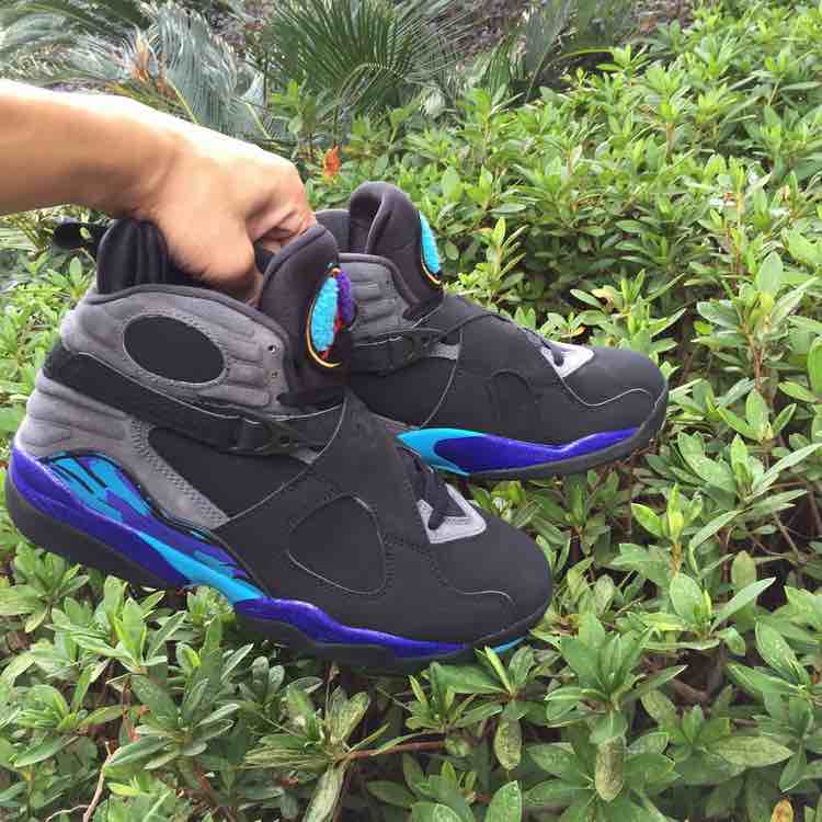 Nike Air Jordan 8 Retro Aqua Sneakers