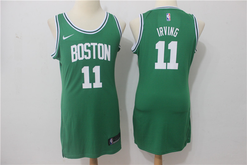 Womens NBA Boston Celtics #11 Irving Green Skirt