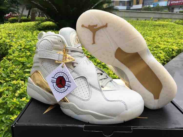 Nike Air Jordan 8 Champagne Sneakers