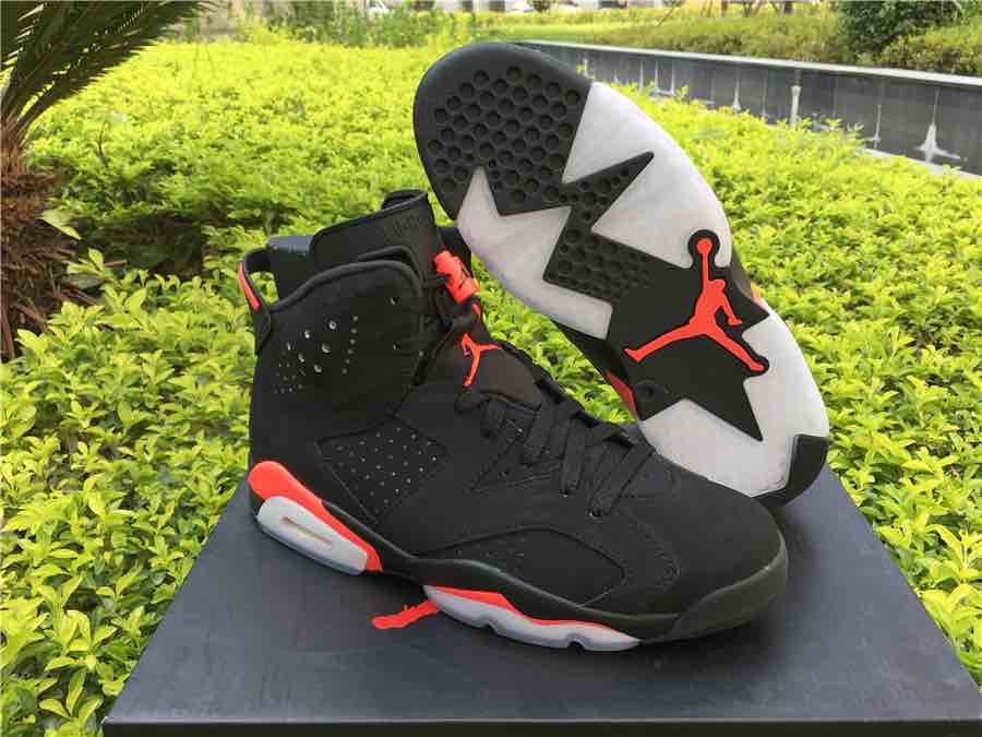 Nike Air Jordan 6 Black Infrared Sneakers