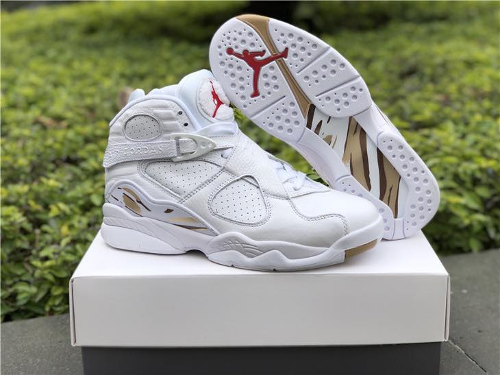 Nike Air Jordan 8 OVO White Sneakers