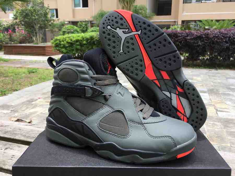 Nike Air Jordan 8 Sequoia Sneakers