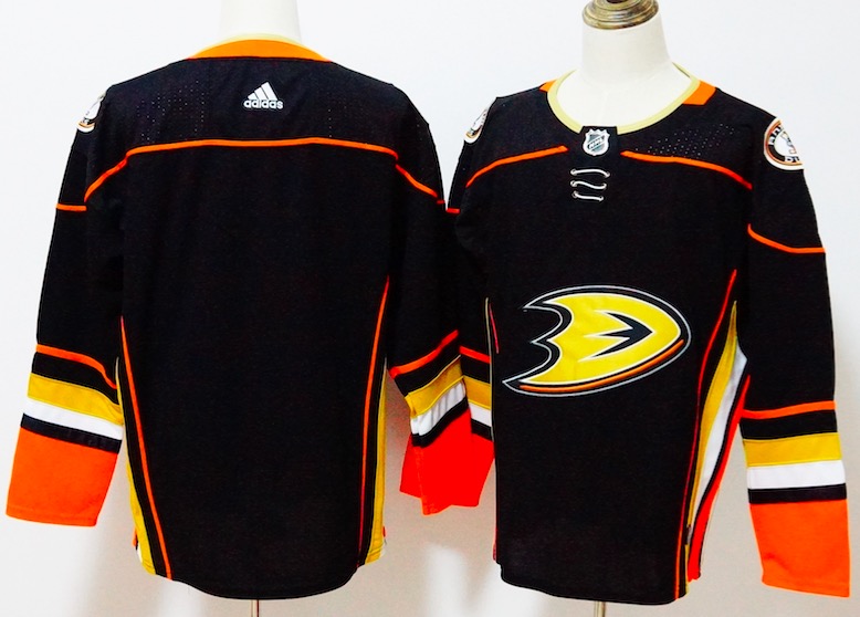 Adidas NHL Anaheim Ducks Blank Black Jersey