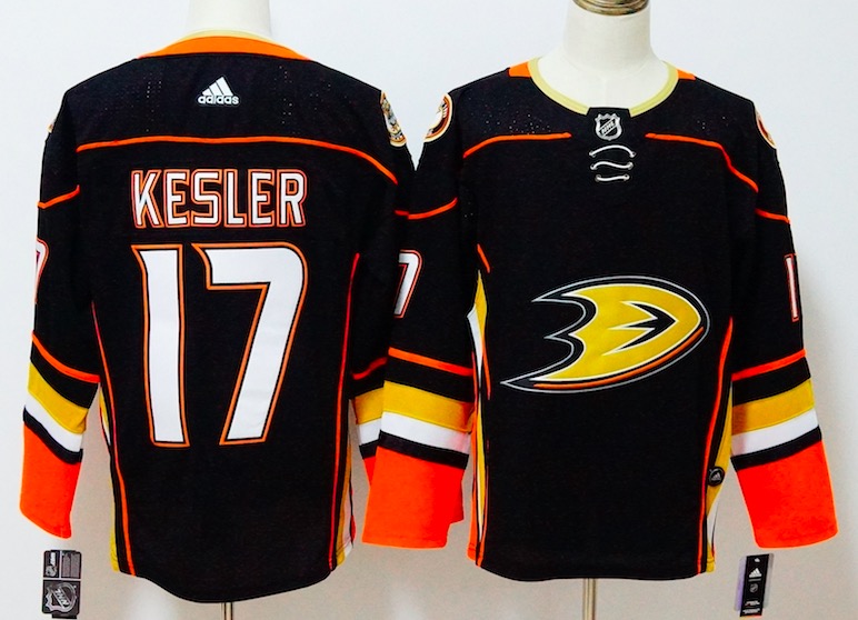 Adidas NHL Anaheim Ducks #17 Kesler Black Jersey