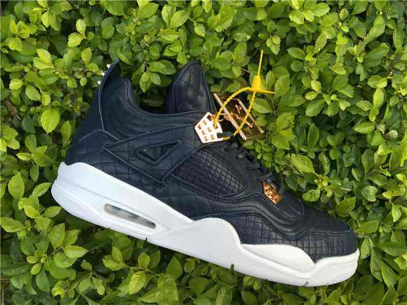Nike Air Jordan 4 Black Gold  Sneakers