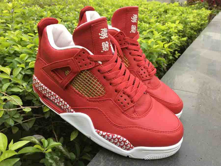 Nike Air Jordan 4 Red Sneakers