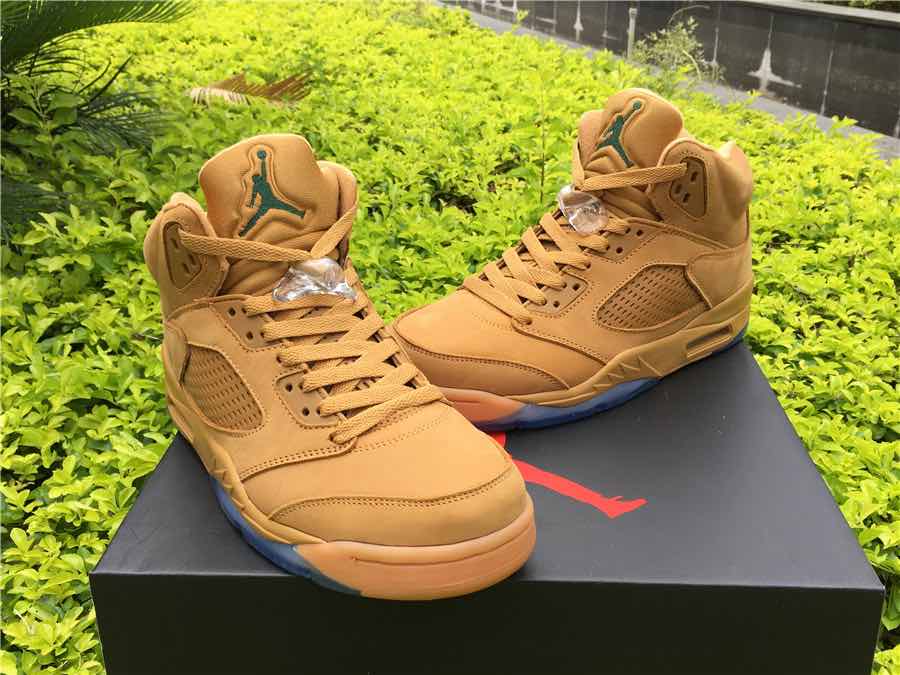 Nike Air Jordan 5 Wheat Sneakers