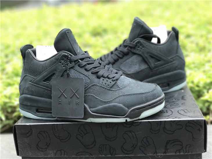 Nike Air Jordan 4 Black Sneakers