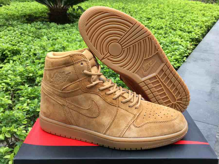 Nike Air Jordan 1 Wheat Retro Sneakers