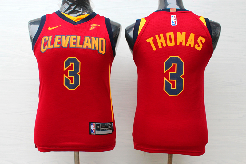 NBA Cleveland Cavaliers #3 Thomas Red Kids jersey