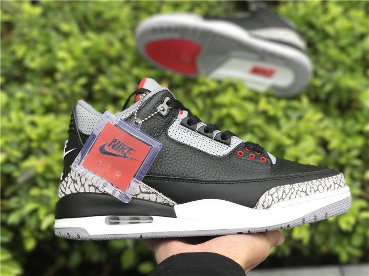 Nike Air Jordan 3 OG Black Cement Sneakers
