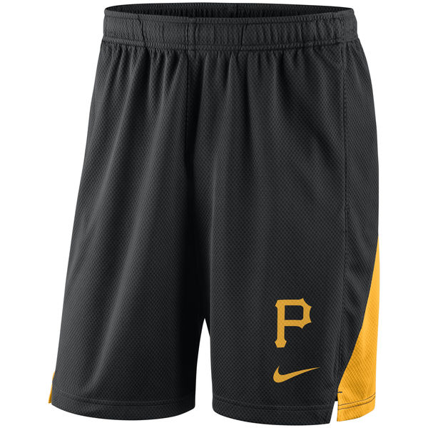 Mens Pittsburgh Pirates Nike Black Franchise Performance Shorts