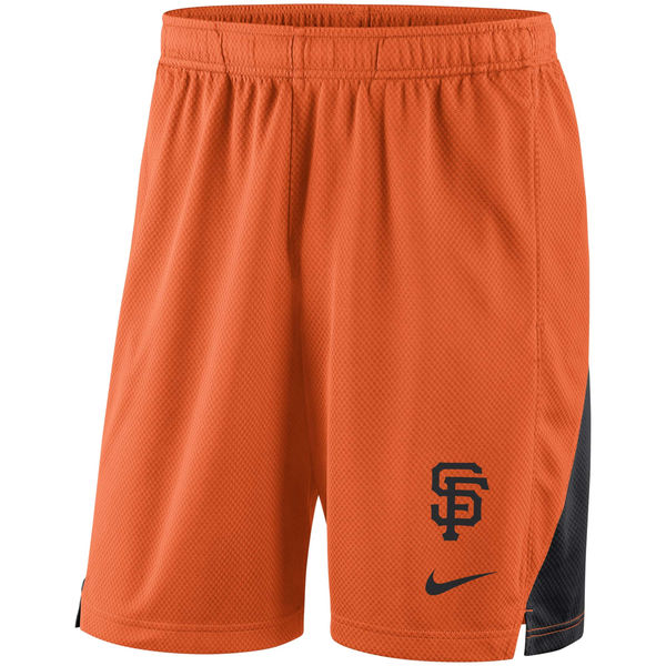 Mens San Francisco Giants Nike Orange Franchise Performance Shorts